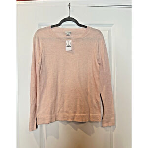 New with tag J. Crew Sweater Size: S in Blush/Pink Color 100% Cotton